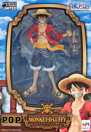 Monkey D. Luffy Ver.20th One Piece Portrait.Of.Pirates One Piece Limited Editions Jump Characters Store Limited Figure [USED]