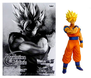 Son Goku Dragon Ball Z Resolution of Soldiers vol.1 Super Saiyan Collaboration Ver. 7777 Figure Present Campaign Winning Product BANPRESTO Figure  [USED]