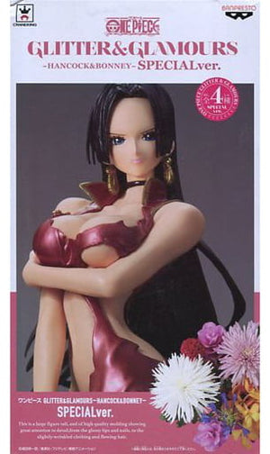 Boa Hancock Red One Piece GLITTER&GLAMOURS HANCOCK&BONNEY SPECIALVer. Female Figure [USED]