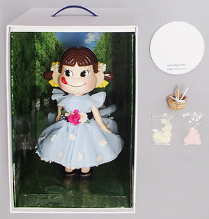 Peko-chan's Flower Girl Peko-chan x KEITA MARUYAMA Painted Finished Product Peko Family Club Limited Figure [USED]