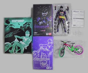 S.H.Figuarts Kamen Rider Genm Action Gamer Level 2 Kamen Rider Ex-Aid Tamashii Nation 2017 Commemorative Product with Benefits Figure [USED]