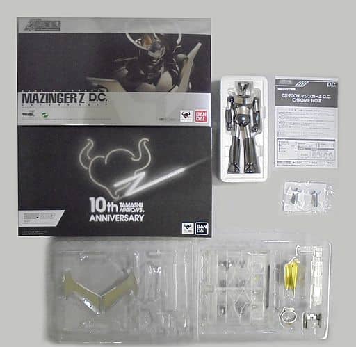 Chogokin Damashii GX-70CN Mazinger Z DC CHROME NOIR Mazinger Z Tamashii Nation 2017 Commemorative Product Figure [USED]