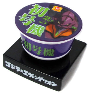 UNIT 01 of Purple Shinseiki Evangelion: 2nd Impression Put on the lid Figure 7-Eleven Limited Lid put Figure Gift Campaign 7-Eleven Figure  [USED]