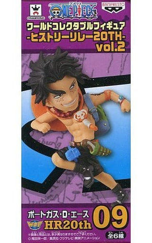 Portgas D. Ace One Piece World Collectable Figure History Relay 20th Vol.2 Trading Figure [USED]