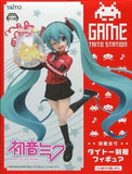 Hatsune Miku VOCALOID PRIZE Taito Uniform Ver. Hatsune Miku x Space Invaders PVC Figure Taito Limited TAITO Female Figure  [USED]