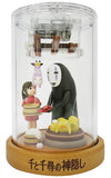 Chihiro Ogino & No Face Marionette Musical Box Spirited Away Painted Sekiguchi Figure [USED]