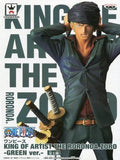 Roronoa Zoro Green One Piece KING OF ARTIST THE RORONOA.ZORO Green Ver. Male Figure [USED]