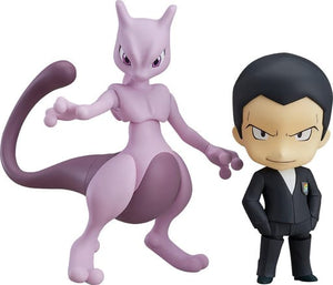 Giovanni Mewtwo Pokemon Nendoroid GOODSMILE Online Shop Limited with Benefits Figure [USED]