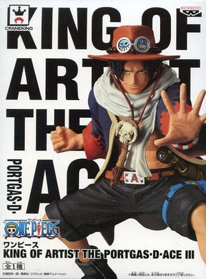 Portgas D. Ace One Piece KING OF ARTIST THE PORTGAS D ACE III Male Figure [USED]