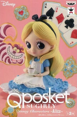 Alice Milky Color Ver. Disney Q Posket Sugirly Disney Characters Alice Figure [USED]