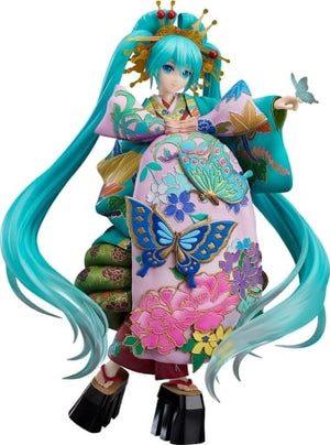 Hatsune Miku Super Kabuki Hanamachi Lyrics Synthetic Mirror Ver. Character Vocal Series 01 Hatsune Miku Female Figure [USED]