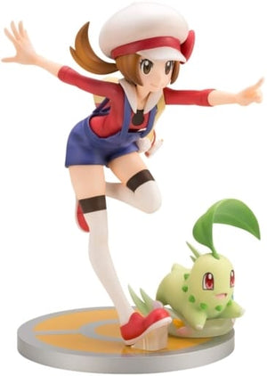 ARTFX J Lyra with Chikorita Pokemon 1/8 PVC Painted Finished Product Female Figure [USED]