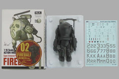Ma.k. Fireball Limited Achromatic Ver. S.A.F.S. 1/16 Painted Action Model Figure [USED]
