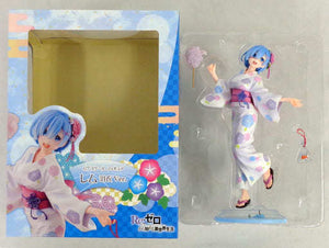 Rem Yukata Ver. Re:Zero Starting Life in Another World Dengekiya & Kadokawa Store Limited With benefits Female Figure [USED]