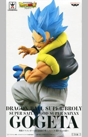 Gogeta Dragon Ball Super Strongest Fusion Warrior Gogeta Super Kamehameha!! Super Saiyan God Super Saiyan Namco Limited BANPRESTO Figure  [USED]