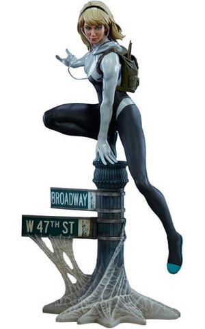 Spider Gwen by Mark Brooks Spider Verse SIDE SHOW Limited With benefits Female Figure [USED]