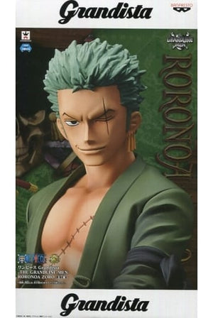 Roronoa Zoro One Piece Grandista THE GRANDLINE MEN Roronoa Zoro Male Figure [USED]