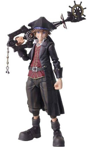 Sora Pirates Of The Caribbean Ver. Kingdom Hearts III Bring Arts Male Figure [USED]