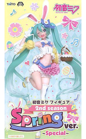 Hatsune Miku VOCALOID PRIZE Figure 2nd season Spring ver. Corporation Limited Ver. TAITO Female Figure  [USED]