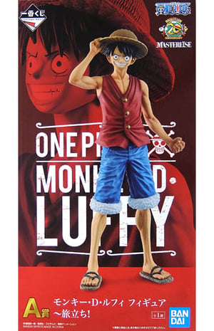 Monkey D. Luffy Departure! One Piece Ichiban Kuji THE GREATEST! 20th ANNIVERSARY MASTERLISE Prize A Male Figure [USED]