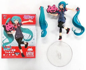 Hatsune Miku VOCALOID PRIZE Taito Uniform Ver. Hatsune Miku x Space Invaders PVC Figure Vol.2 Taito Limited TAITO Female Figure  [USED]