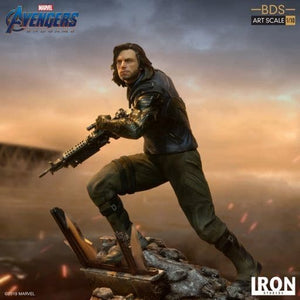 Winter Soldier Bucky Barnes Avengers: Endgame Battle Diorama Series 1/10 Art Scale Statue Figure [USED]