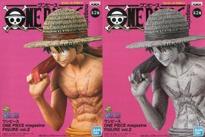 Monkey D. Luffy One Piece One Piece Magazine Figure Vol.2 All 2 Types Set Male Figure [USED]