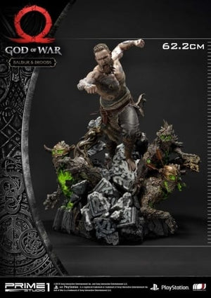 Baldr & Broads EX Ver. God of War Ultimate Premium Masterline 1/4 Polystone Statue Prime 1 Studio Limited Figure [USED]