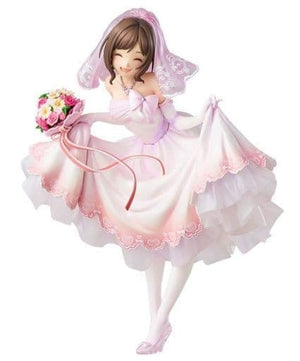 Maekawa Miku The Idolmaster Cinderella Girls 1/7 PVC & ABS Painted Dolly Min Bride Ver. Tokyo Figure Limited With Benefits Knead Figure  [USED]