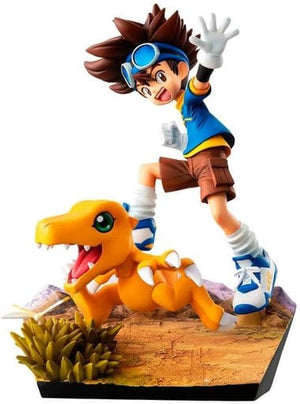 G.E.M. Series Yagami Taichi & Agumon 20thAnniversary Digimon Adventure Megatre Shop & Online Shop Limited Male Figure [USED]