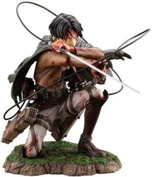 ARTFX J Levi Fortitude ver. Attack on Titan 1/7 PVC Painted Finished Product Kotobukiya Shop Limited with Benefits Male Figure [USED]