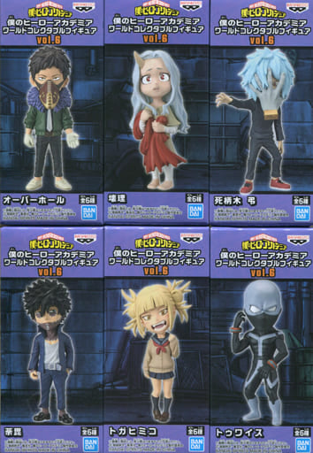 All 6 Types Set My Hero Academia World Collectable Figure vol.6 Trading Figure [USED]