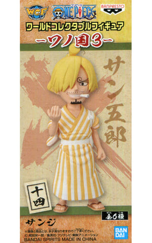 Sanji One Piece World Collectable Figure Wano Country 3 Trading Figure [USED]