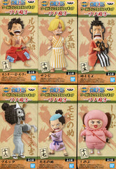 All 6 Types Set One Piece World Collectable Figure -Wa no Kuni 3- Trading Figure [USED]