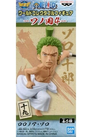 Roronoa Zoro One Piece World Collectable Figure Wano Country 4 Trading Figure [USED]