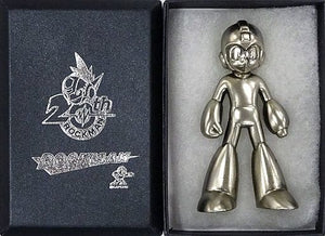 Mega Man Black Silver Antique Specification Mega Man Metal Figure 20th Anniversary Figure [USED]