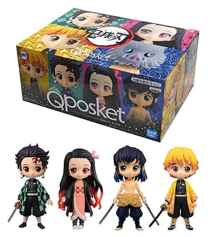 Tanjiro Kamado , etc. Demon Slayer: Kimetsu no Yaiba Q posket petit Demon Slayer Vol.23 Special Edition Accessories Set of 4 Banpresto Figure [USED]