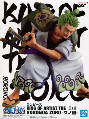 Roronoa Zoro One Piece KING OF ARTIST THE RORONOA ZORO Wano Country Male Figure [USED]