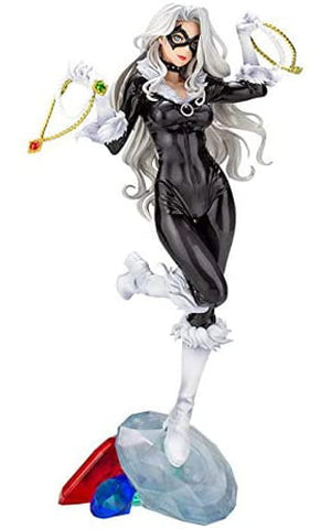 Black Cat Steals Your Heart Spider-Man MARVEL Bishoujo 1/7 PVC Painted Finished Product Figure [USED]