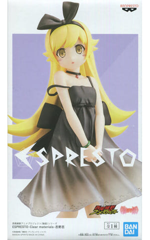 Shinobu Oshino Monogatari Series ESPRESTO Clear materials Banpresto Female Figure [USED]