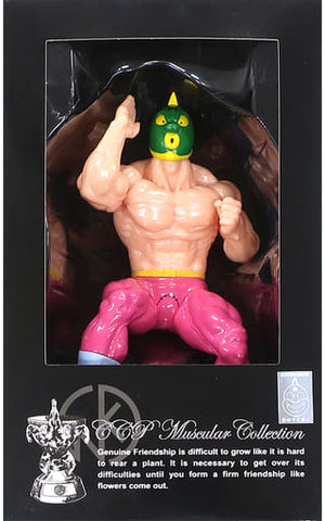 Suguru Phantom Green Face Ver. Kinnikuman New Retro Soft Vinyl Series 01 Figure [USED]