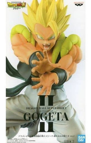 Gogeta Dragon Ball Super Strongest Fusion Warrior Gogeta Super Kamehameha 2 Ver.2 Super Saiyan Namco Limited BANPRESTO Figure  [USED]