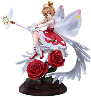 Kinomoto Sakura Rocket Beat Ver.Cardcaptor Sakura Clear Card Female Figure [USED]