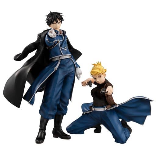 Roy Mustang & Riza Hawkeye Fullmetal Alchemist: Brotherhood G.E.M. Series Megatre Shop & Online Shop Limited Figure [USED]