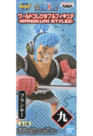 Franky One Piece World Collectable Figure Wanokuni Style2 Trading Figure [USED]