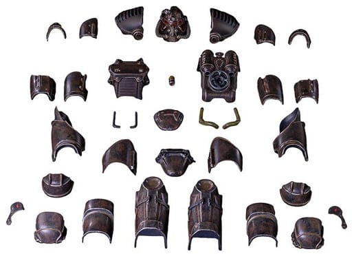 T-51 Blackbird Armor Pack Fallout 1/6 ABS & PVC & POM Painted Figure Parts Figure [USED]
