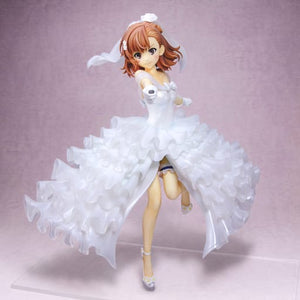 Mikoto Misaka Pure White Wedding Ver. A Certain Scientific Railgun T 1/6 PVC & ABS Painted Finished Product Zero-G Act Online Store Limited Figure [USED]