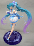 Hatsune Miku VOCALOID PRIZE Light Blue Dress, Smile Figure 3rd Season Winter Ver. Taito Online Limited TAITO Female Figure  [USED]