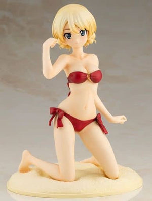 Darjeeling Swimsuit Ver. Limited Edition Girls und Panzer der Film 1/7 PVC Painted Finished Product Kotobukiya Shop Limited Female Figure [USED]