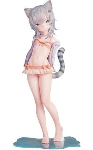 Amesho Amuyu Illustrated by Kapurichio Kemomimi Gakuen -Recruiting Swimming Club Members!- 1/7 PMMA Painted Finished Product Female Figure [USED]